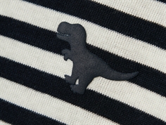 Name It dark sapphire dino stribet bluse